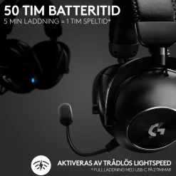 Logitech G Pro X 2 Lightspeed trådlöst headset