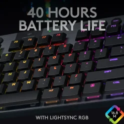 Logitech G 915 TKL Mekaniskt tangentbord GL Clicky Svart