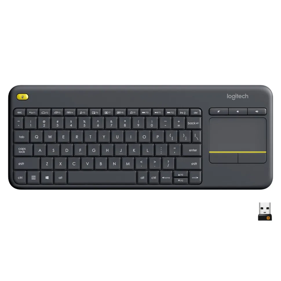 Logitech K400 Plus Trådlöst tangentbord med Touchpad
