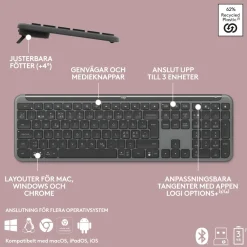 Logitech K950 Signature Slim Trådlöst tangentbord