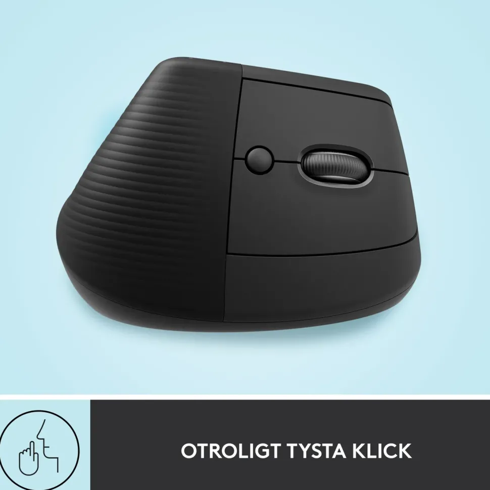 Logitech Lift Vertikal datormus Graphite