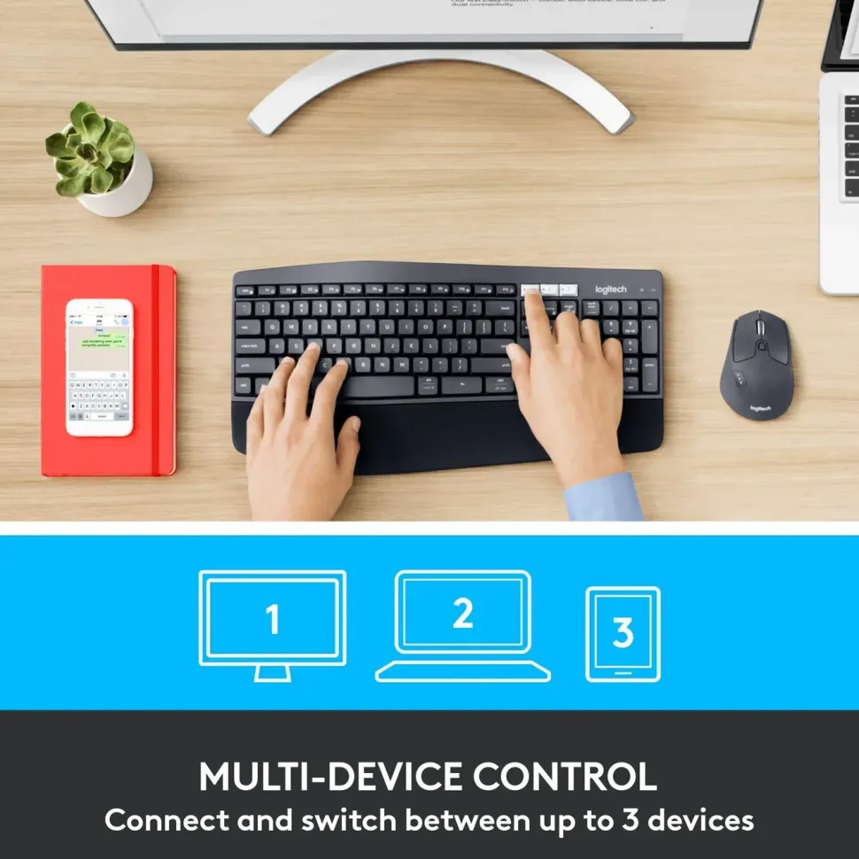 Logitech MK850 Trådlöst tangentbord och mus