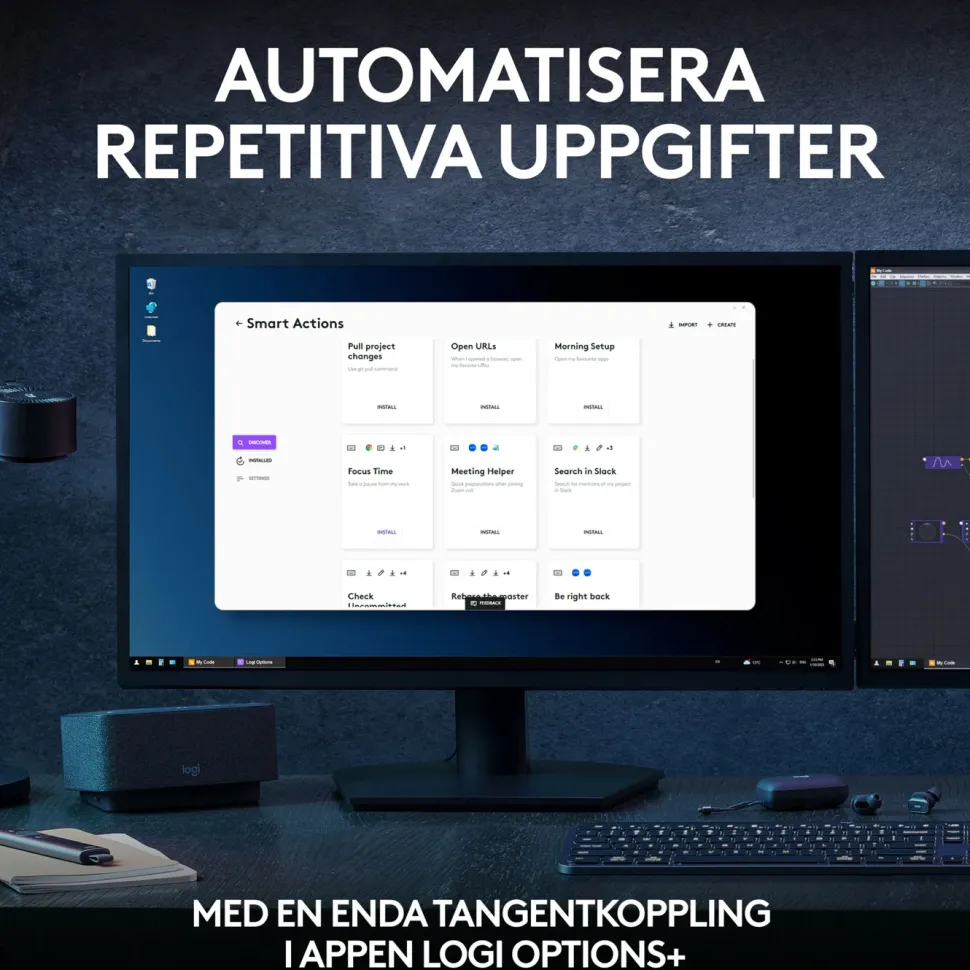Logitech MX Keys S COMBO Trådlöst Tangentbord och Mus