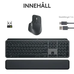 Logitech MX Keys S COMBO Trådlöst Tangentbord och Mus