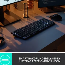Logitech Mx Mechanical Mekaniskt tangentbord Brown Tactile Quiet