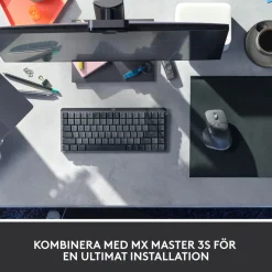 Logitech Mx Mechanical Mini Trådlöst mekaniskt tangentbord Brown Tactile Quiet
