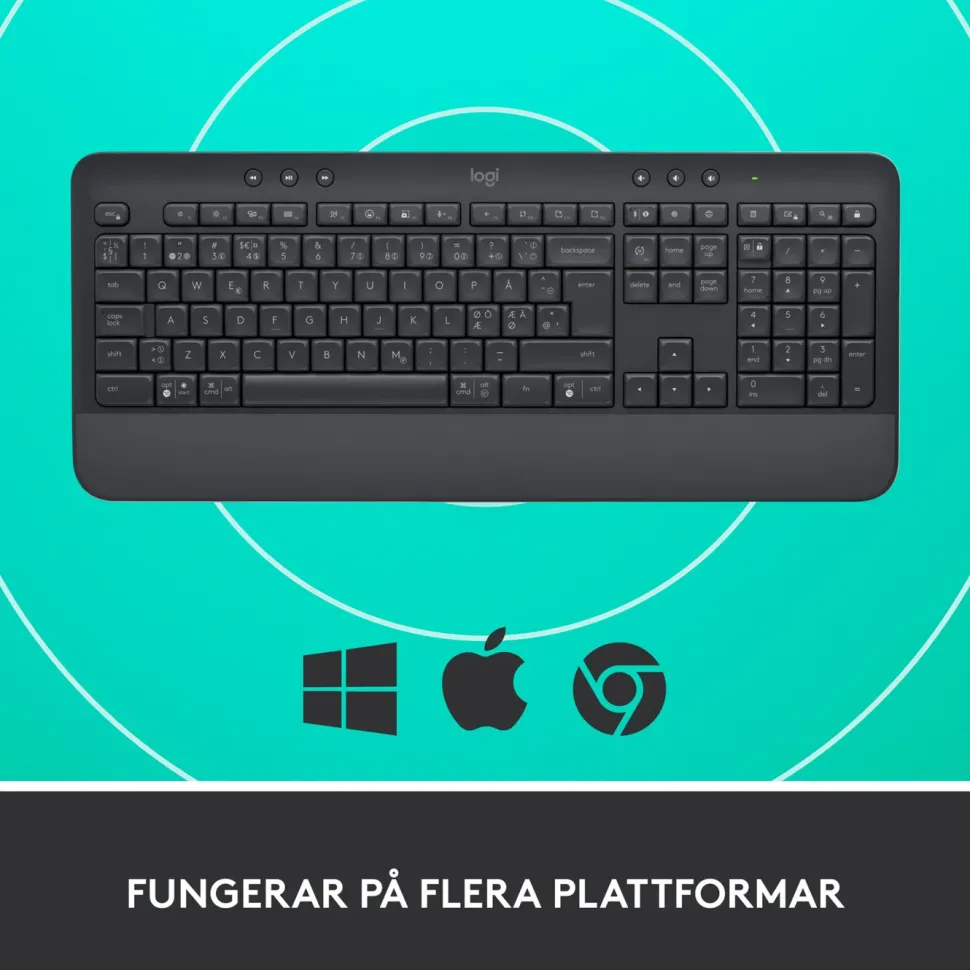 Logitech Signature K650 Trådlöst tangentbord Graphite