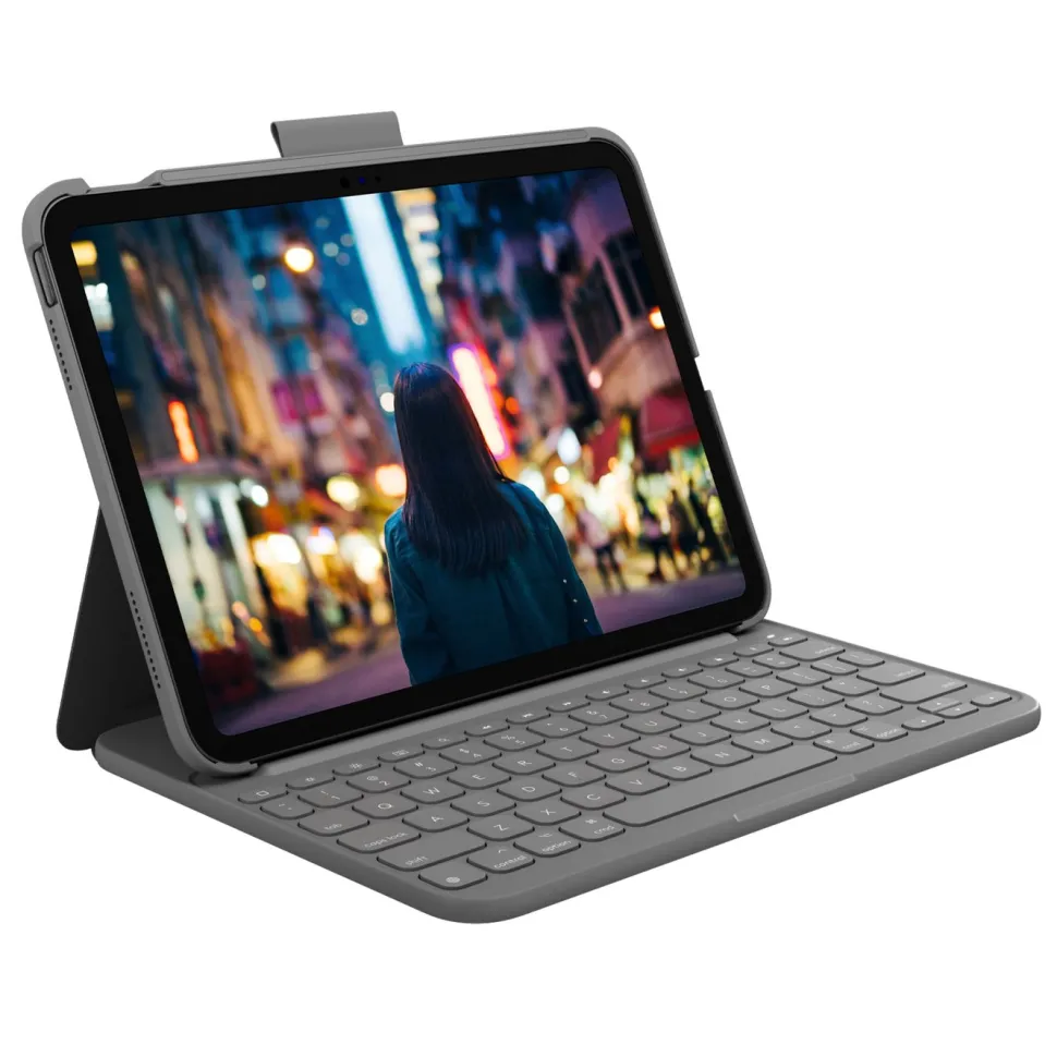 Logitech Slim Folio Tangentbordsfodral för iPad (10:e gen) och iPad (A16)