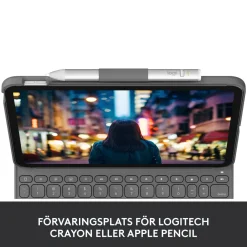 Logitech Slim Folio Tangentbordsfodral för iPad (10:e gen) och iPad (A16)