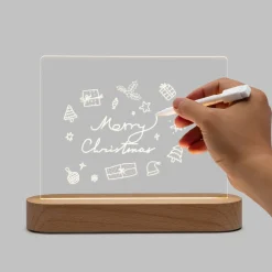 Luxorparts Akryl-LED-tavla för meddelanden och teckningar Mellan