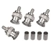 Luxorparts BNC-kontakt Hane för crimpning 4-pack