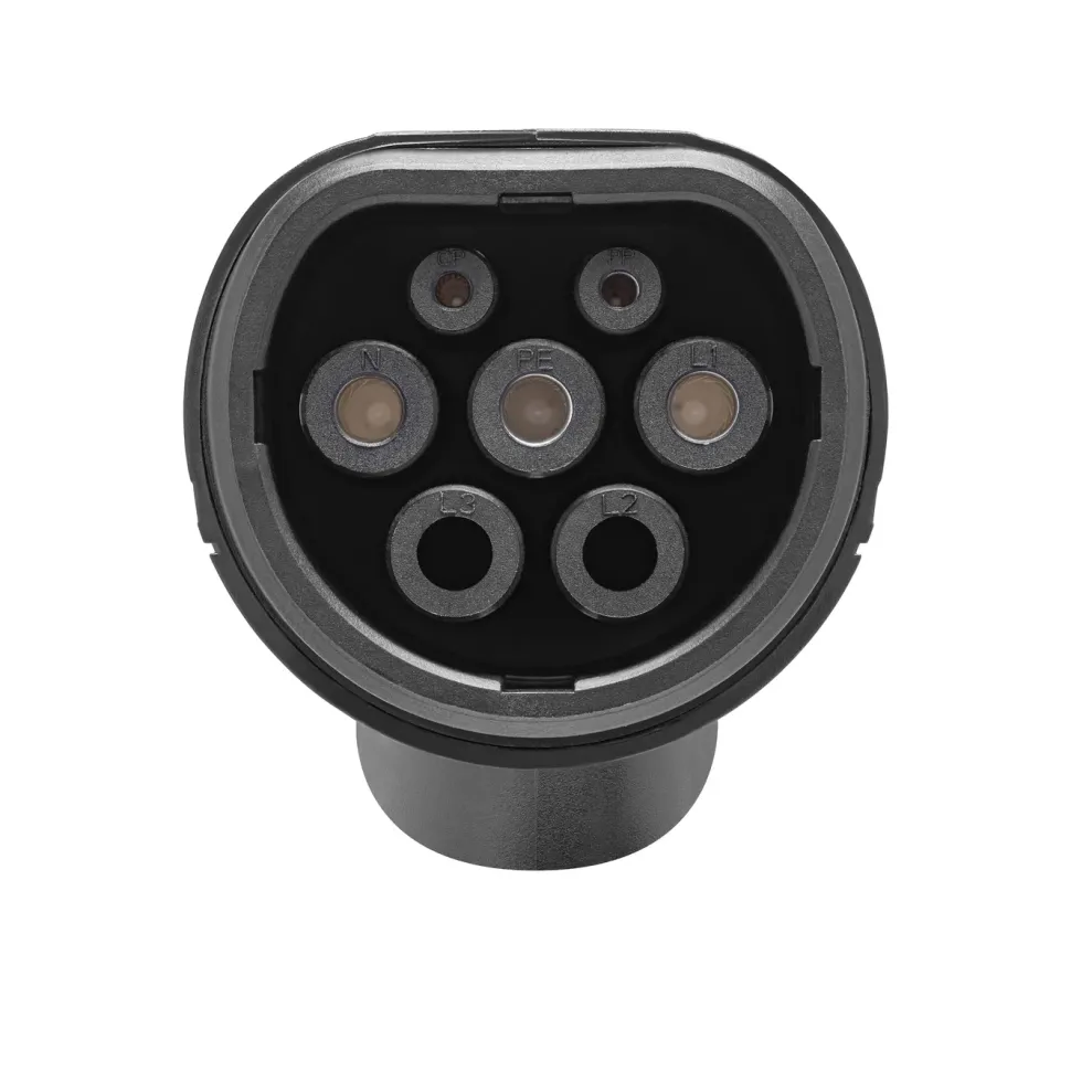 Luxorparts Bärbar elbilsladdare/laddkabel Typ 2 med stickpropp (schuko) 5 m