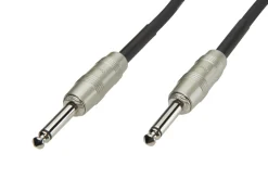 Luxorparts Instrumentkabel 6,3 mm 10 m, Svart
