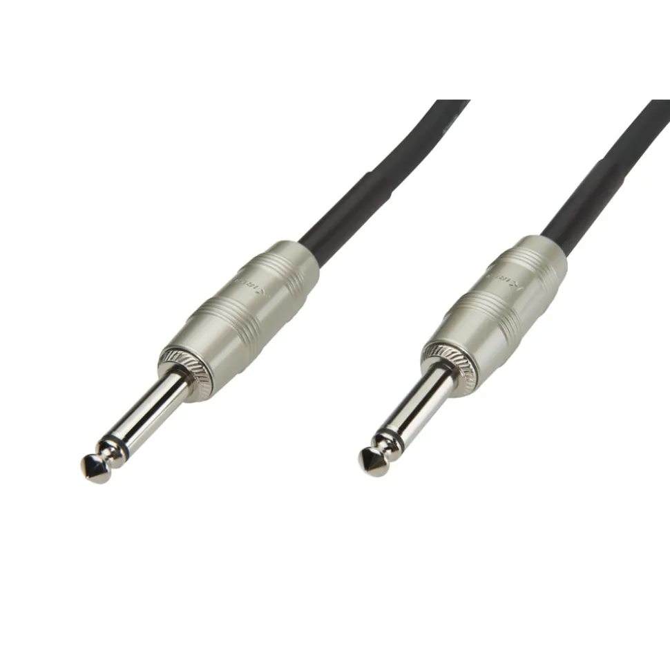 Luxorparts Instrumentkabel 6,3 mm 6 m, Svart