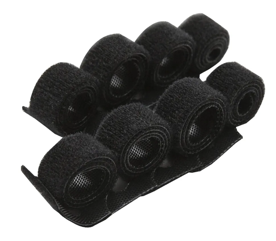 Luxorparts Kabelsamlare 8-pack Svart