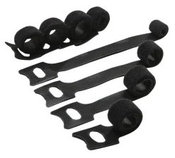 Luxorparts Kabelsamlare 8-pack Svart