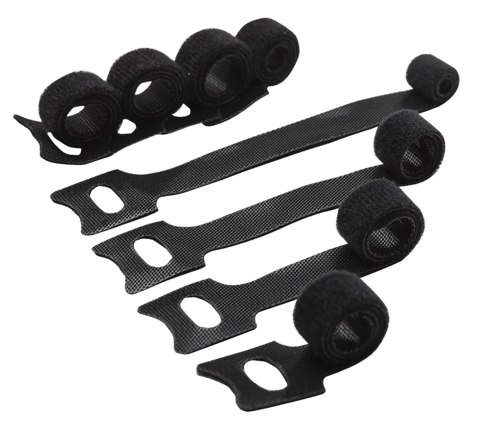 Luxorparts Kabelsamlare 8-pack Svart