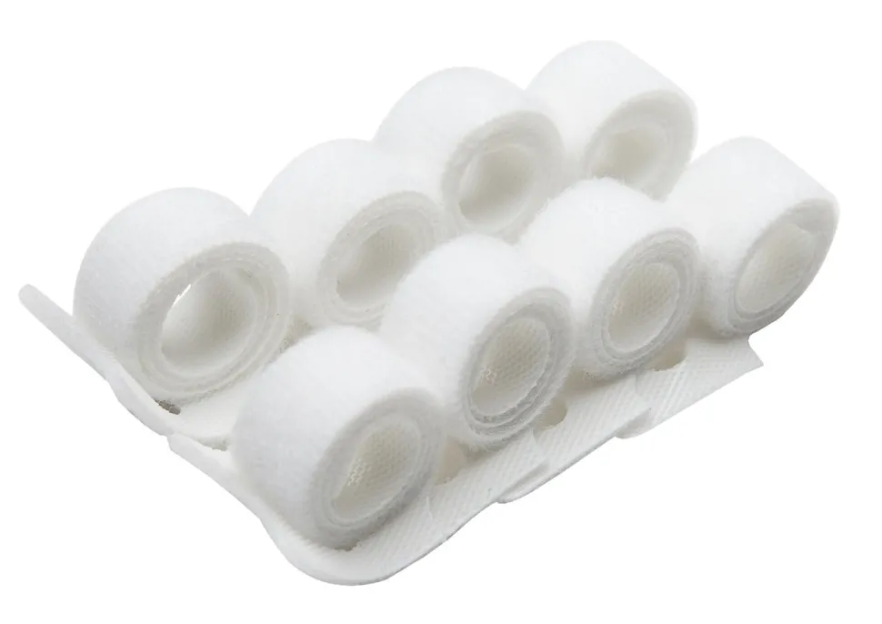 Luxorparts Kabelsamlare 8-pack Vit