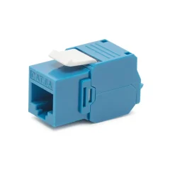 Luxorparts Keystone-jack Cat. 6a UTP verktygsfri Blå