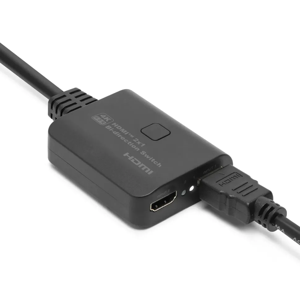 Luxorparts Kompakt 4K HDMI-switch/splitter, 2-vägs