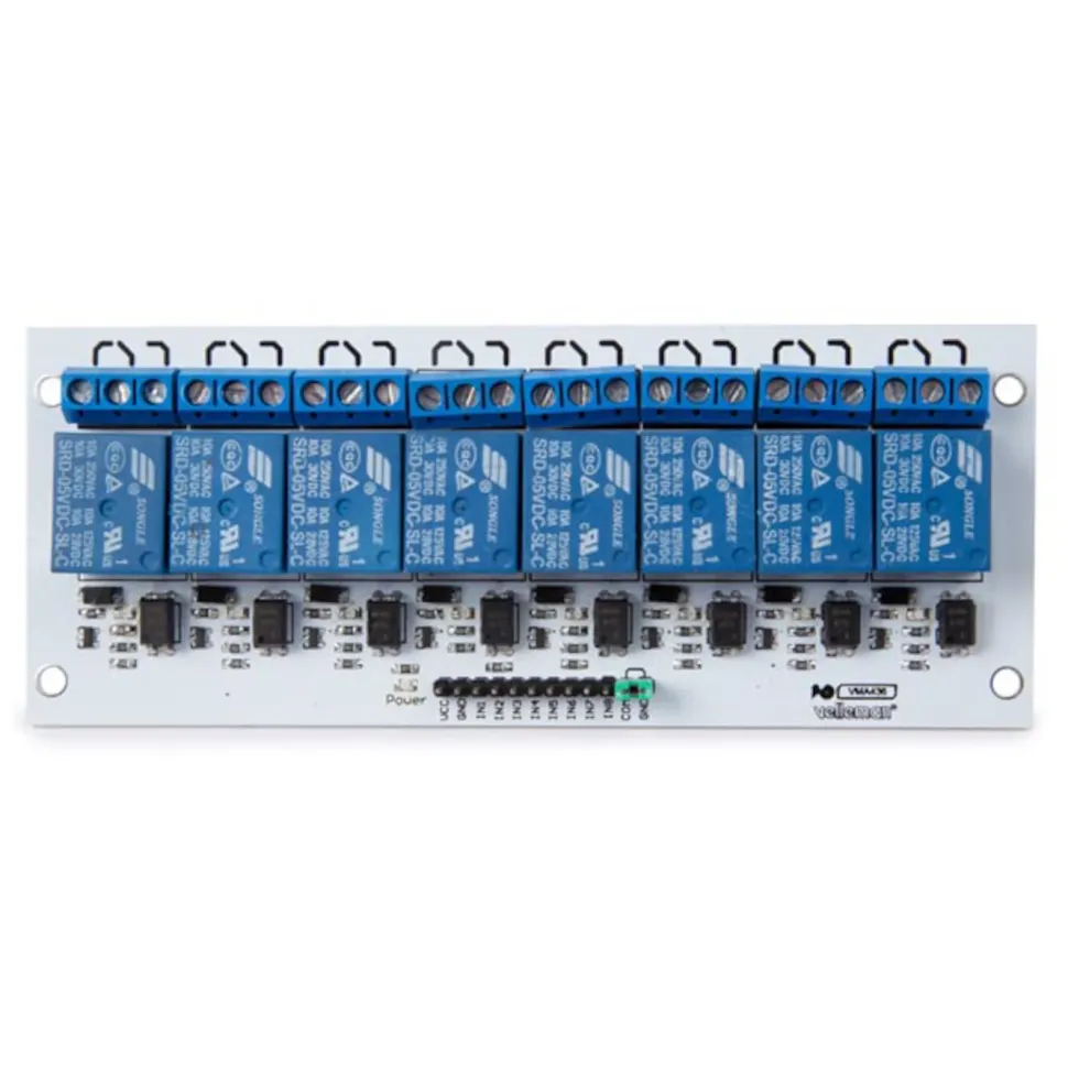 Luxorparts Relämodul för Arduino 8x
