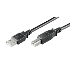 Luxorparts USB-B-kabel Svart 5 m