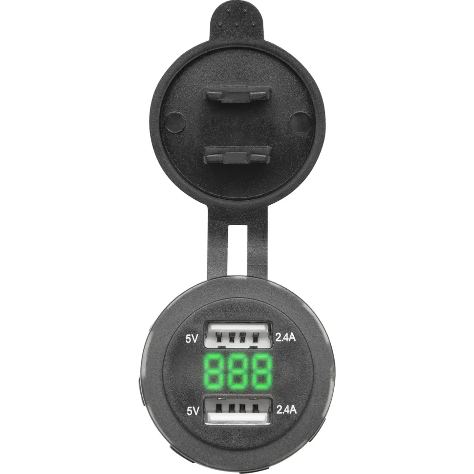 Luxorparts USB-laddare för panelmontage