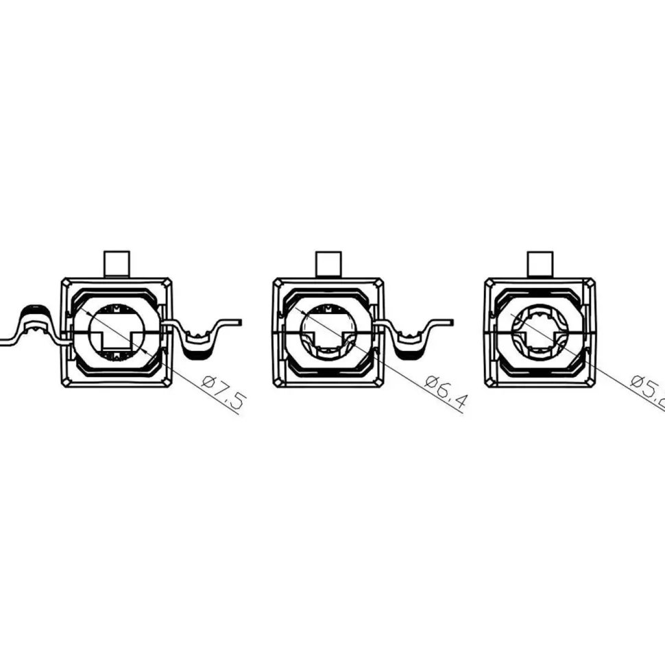 Luxorparts Verktygsfri RJ45-kontakt Cat. 6