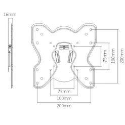 Luxorparts Väggfäste för TV 23-42"