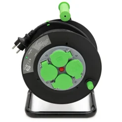 Luxorparts 4-vägs kabelvinda 15 m IP44