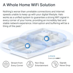 Mercusys Halo H60X Mesh Wifi 6-system 2-pack