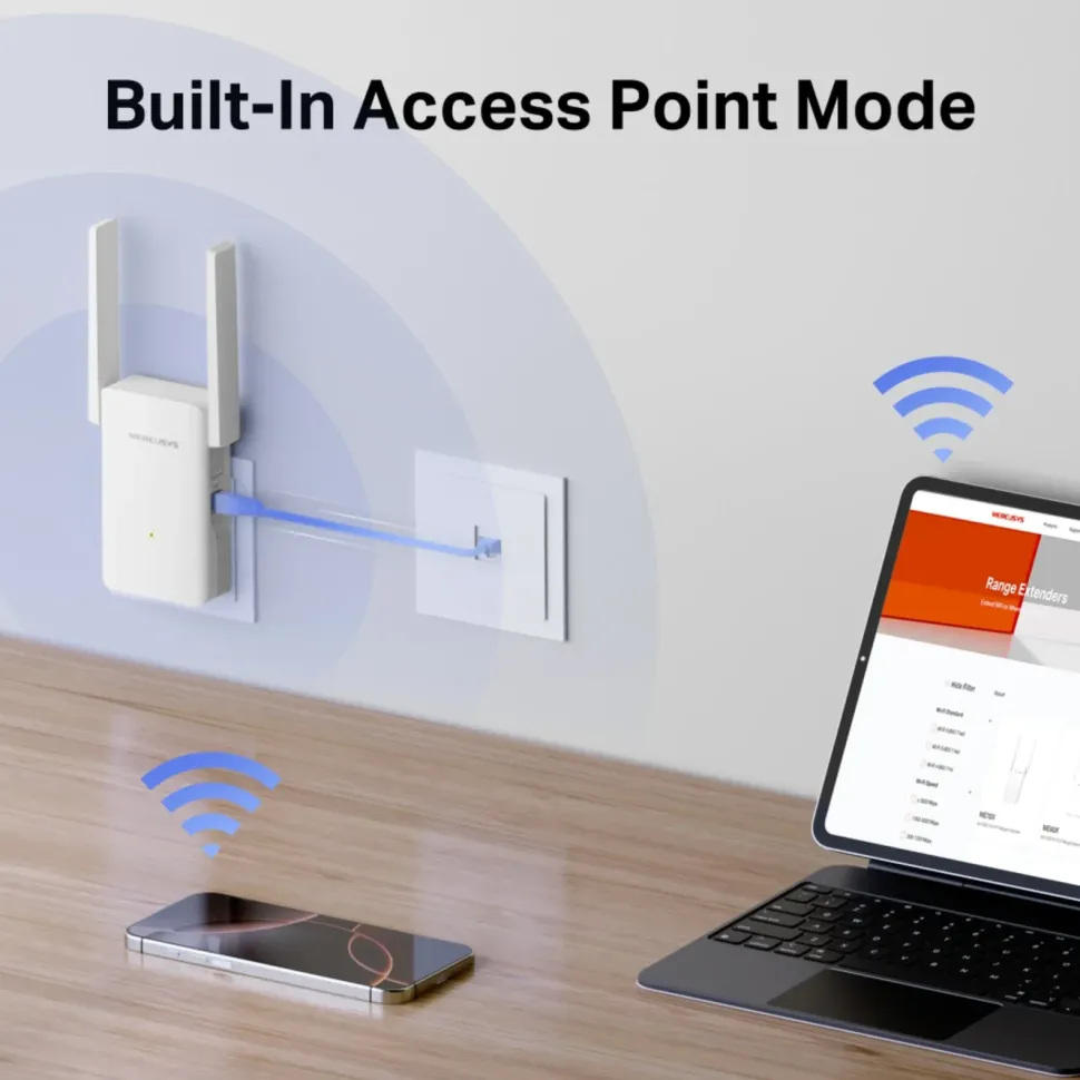 Mercusys ME80X Wifi 6-repeater AX3000