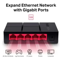 Mercusys MS105G 5-portars gigabitswitch