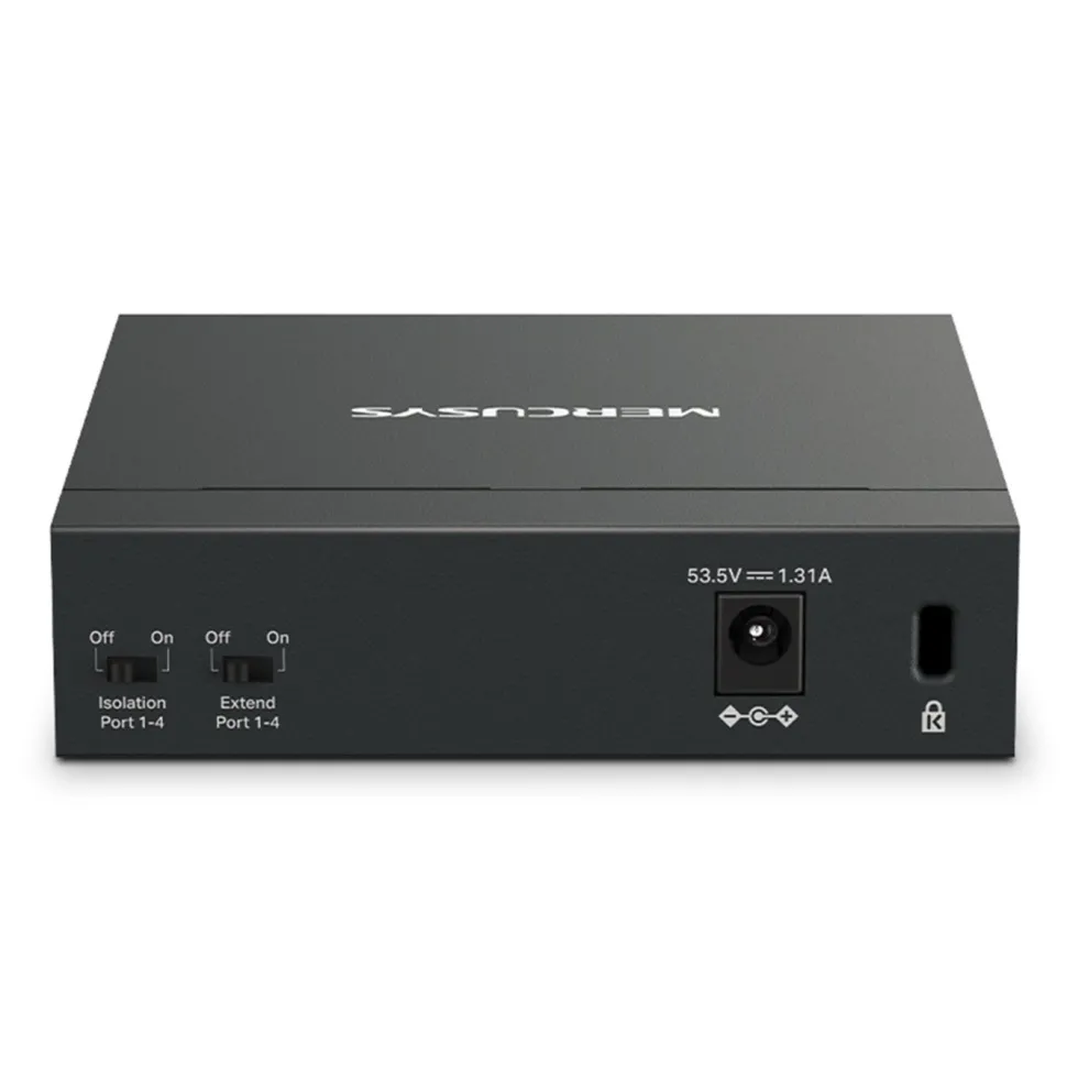 Mercusys MS105GP 5-portars gigabitswitch med POE+