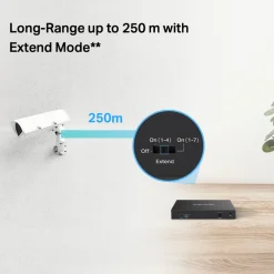 Mercusys MS108GP 8-portars gigabitswitch med POE+