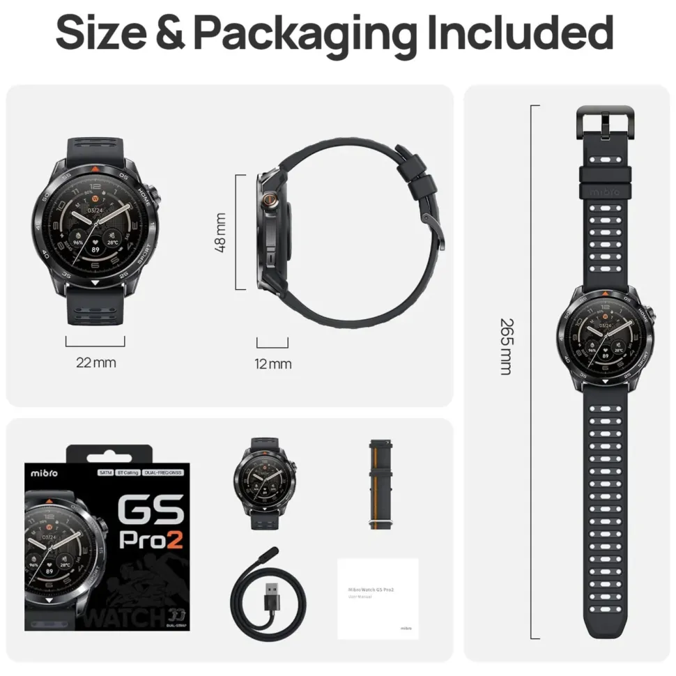 Mibro GS Pro2 Svart