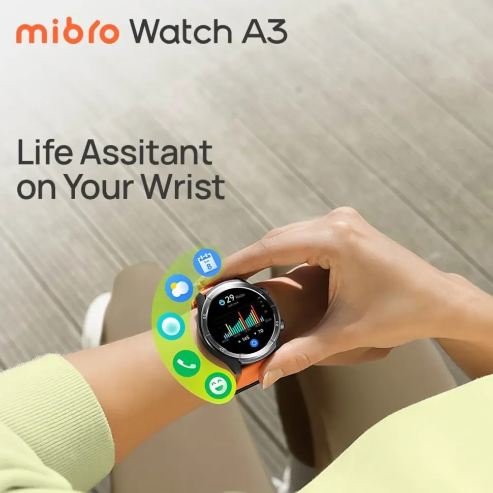 Mibro Watch A3 smartklocka Mörkgrå