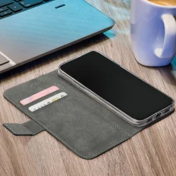 Mobilize Classic Gelly Wallet Book Case – Mobilskal för iPhone 15 Plus Svart