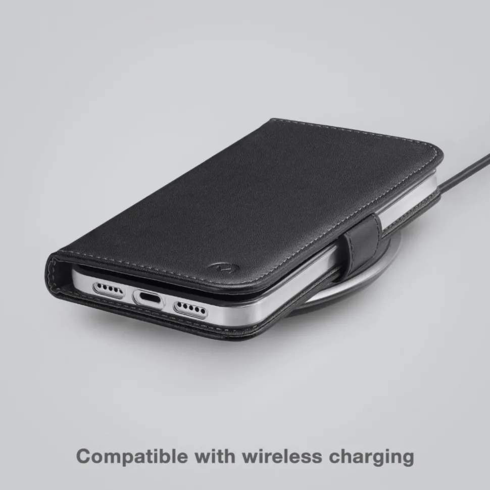 Mobilize Classic Gelly Wallet Book Case – Mobilskal för iPhone 13 Pro Max Svart