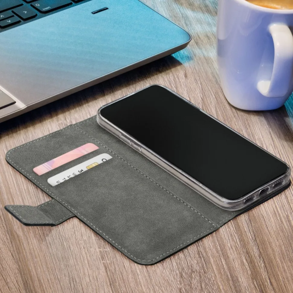 Mobilize Classic Gelly Wallet Book Case – Mobilskal för iPhone 14 Pro Max Svart
