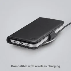 Mobilize Classic Gelly Wallet Book Case – Mobilskal för iPhone 16 Plus Svart