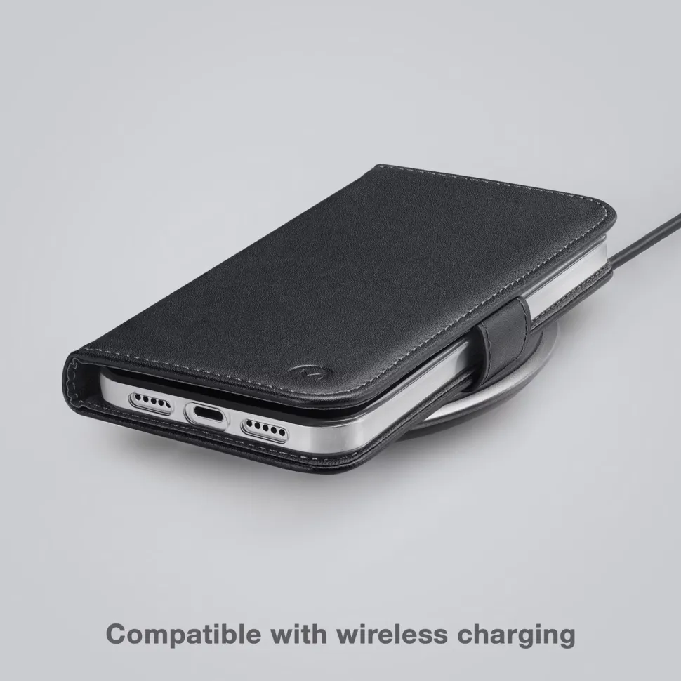 Mobilize Classic Gelly Wallet Book Case – Mobilskal för iPhone X/Xs Svart