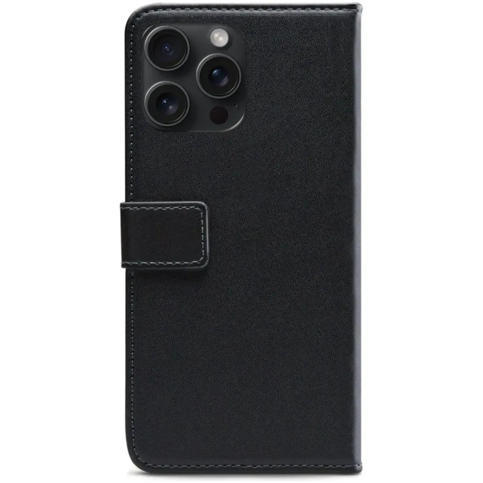 Mobilize Classic Gelly Wallet Book Case – Mobilskal för iPhone 15 Pro Svart