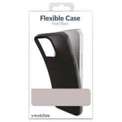 Mobilize Rubber Gelly Case – Mobilskal för iPhone 15 Pro Svart