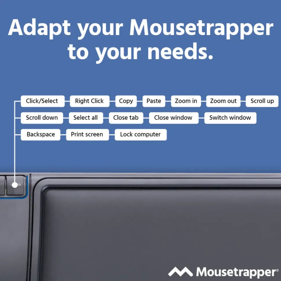 MouseTrapper Prime Trådlös Ergonomisk mus