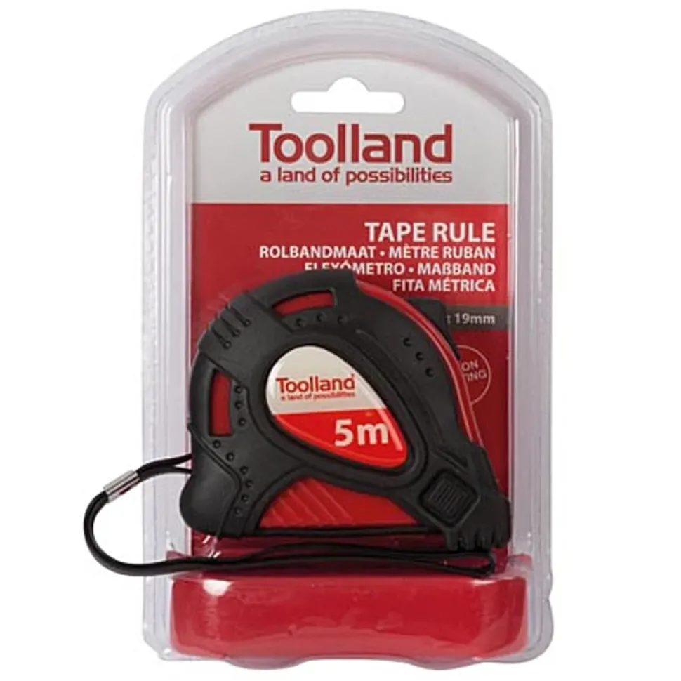 Måttband med bältesklämma 5 m