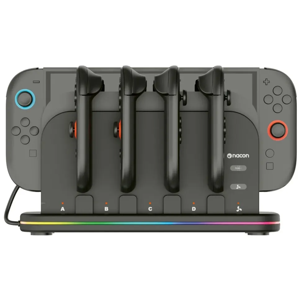 Nacon Multicharge Dock Station RGB för Switch 2