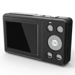 Nedis Digital kompaktkamera med två skärmar och 4K-video