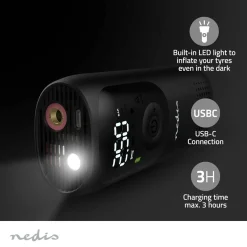 Nedis Laddbar luftkompressor