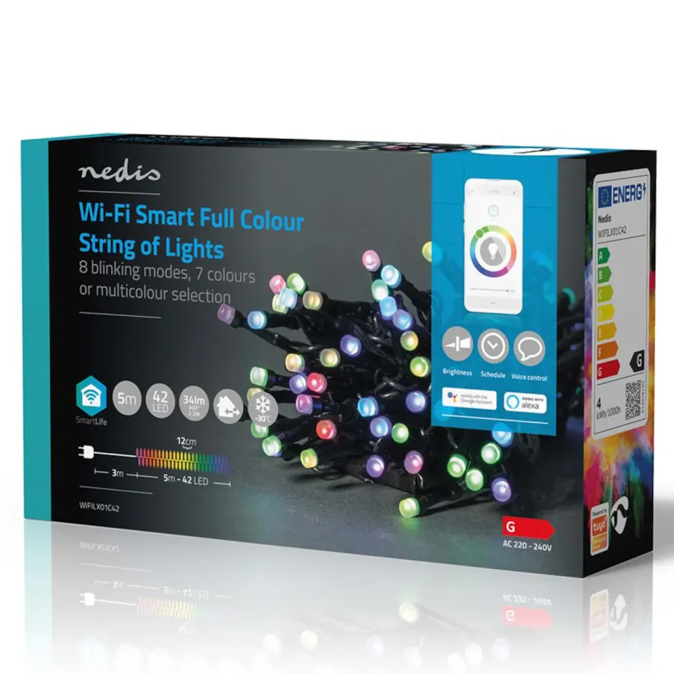 Nedis SmartLife Ljusslinga RGB 5 m